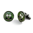 thumbnail image 3 of Rick and Morty Cufflinks, Pickle Rick Tie Clip, Retro Mens Jewelry Cuff-Links, Groomsman Tie Bar, Groomsmen Wedding Gifts, 3 of 4