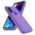 thumbnail image 2 of For Motorola Moto G Play 2023 Case ,Sturdy Phone Case for Moto G Play 2023,Tekcoo Shockproof Protection Heavy Duty Armor Hard Plastic & Rubber Rugged Bumper 2-in-1 Case Cover -Purple, 2 of 7