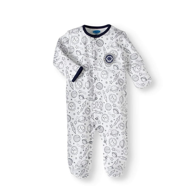 bon bebe Newborn Baby Boy Sleep 'N Play with Mitten Cuffs Walmart