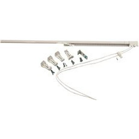 Levolor Traverse Drapery Curtain Rod With Cord Right Draw 66 In