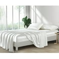 thumbnail image 4 of Luxury Satin Sheets Set King Size Ivory, 4-Piece Bedding Sets with Deep Pockets - Soft and Smooth Satin Bed Sheets for Ultra Comfort and Elegance, 4 of 8