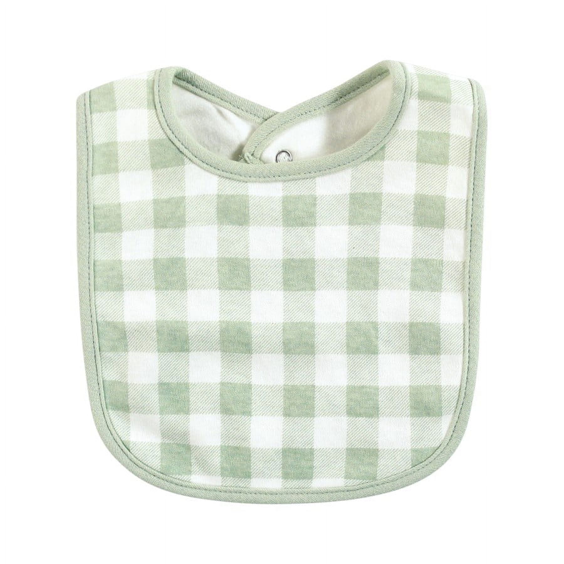 Hudson Baby Unisex Baby Cotton Bibs, Forest Animals, One