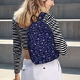 thumbnail image 5 of Lsque Bone And Star For American Pattern Canvas Daypack, Durable Backpack, High-quality Versatile Backpack,Vintage Compact Backpack-Small, 5 of 6
