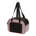 thumbnail image 1 of Transportín para gatos Salvador al aire libre Rojo parte superior plegable con cremallera apertura superior de malla y frontal para perros pequeños, 1 of 10