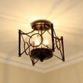 thumbnail image 5 of Wry Lighting Quincy 3-light Semi-Flush Mount in Cordoban Bronze, 5 of 5