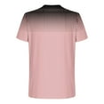 thumbnail image 4 of Tops para hombre, blusas y camisas de manga corta con cuello redondo para hombre, camiseta deportiva informal con estampado degradado a la moda para hombre, blusa de poliéster de manga corta con cuell, 4 of 5