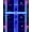 Blue, Pattern 3, variant on ODIKA 8'x10' Machine Washable Non-Slip Area Rug, Retrofuture Citadel Inscribed High Traffic Rug, Gray, 191376