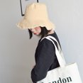 thumbnail image 3 of Travelwant Sun Hats for Women Summer Casual Wide Brim Cotton Bucket Hat Beach Vacation Travel Accessories, 3 of 7