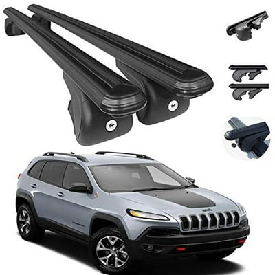 Lockable Aluminum Roof Rack Cross Bars for Jeep Cherokee 2014 2021 in Nepal at NPR 32732 Rating 5