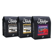 Fidalgo Coffee Value Pack #3 Organic Variety Pack,12-oz GROUND, 3 pack