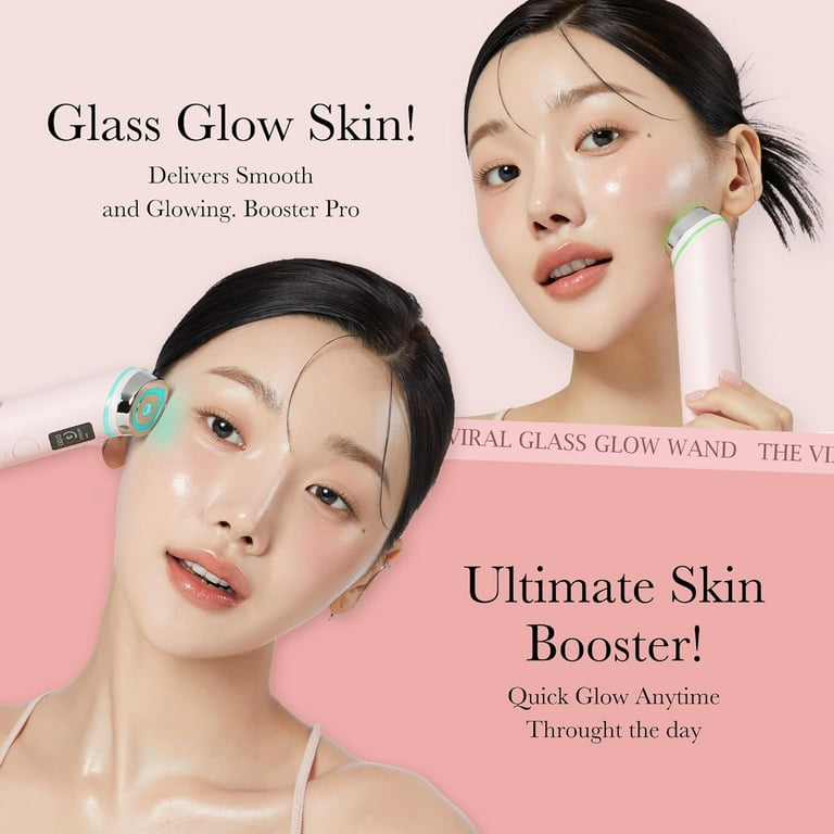 Medicube Age-R Booster Pro Pink | 6-in-1 Real Glass Glow Beauty