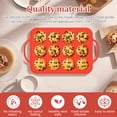 thumbnail image 2 of 2 Pcs Silicone Muffin Pan for Baking 12 Cup Nonstick Cupcake Pan Small Silicone Cupcake Mold with Metal Reinforced Frame BPA Free, 2 of 9