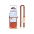 thumbnail image 1 of Matsuzay Funda para botella de agua, portátil, colorido, bolsillo lateral, ajustable, aislamiento térmico, Camping, senderismo, Petaca, Protector con Teteras Naranja Matsuzay HA071667-02, 1 of 6