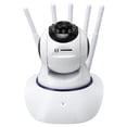 thumbnail image 1 of Cámara doméstica WIFI HD visión nocturna 360 grados giratorio 5 diseño de antena cámara de seguridad inteligente para interior, 1 of 12