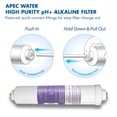 thumbnail image 4 of apec sistemas de agua Sistema de filtro de recambio para bajo fregadero Alcalino completo de filter-, 4 of 9