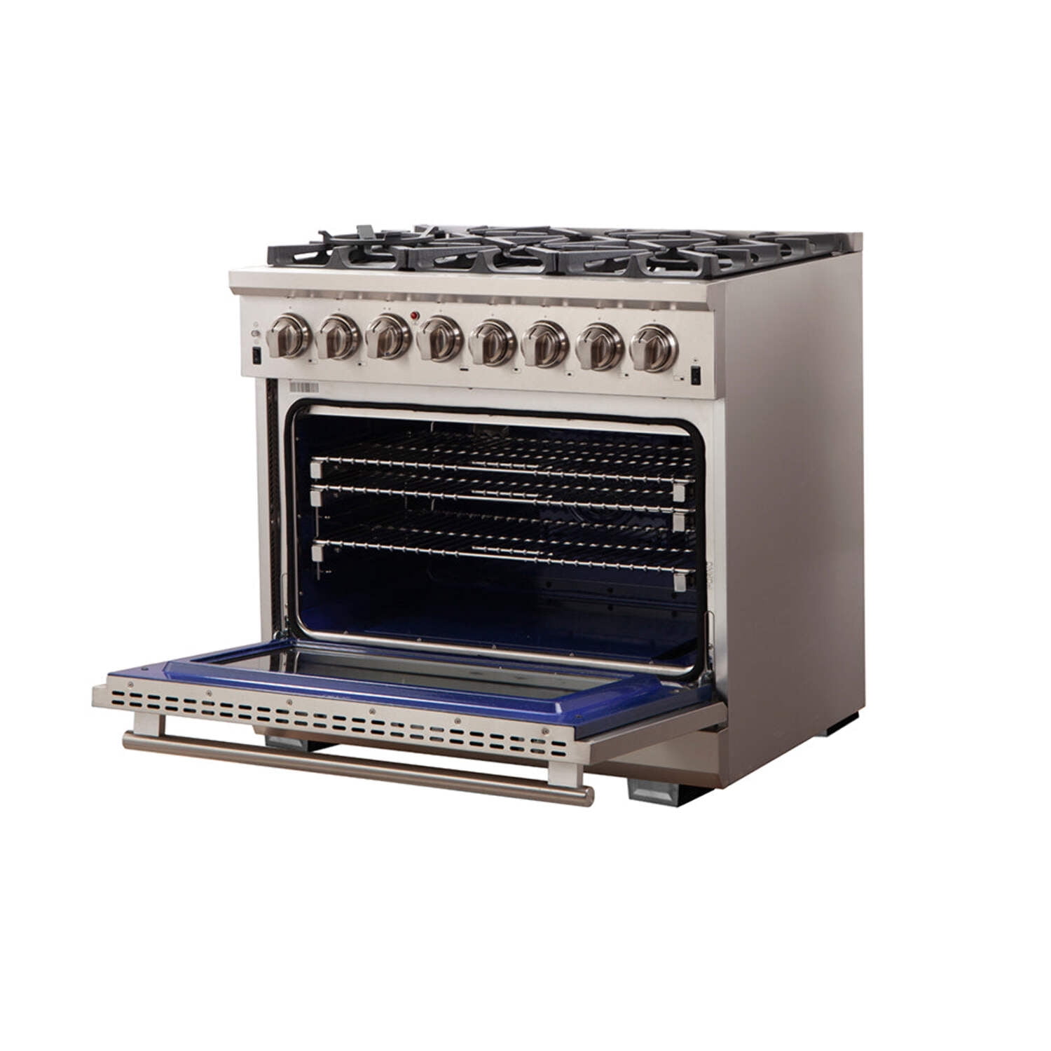 Capriasca - Titanium Professional 48" Freestanding Dual Fuel Range