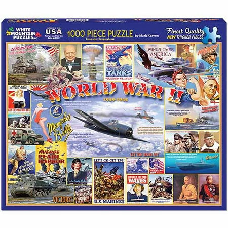 White Mountain Puzzles 1000-Piece Jigsaw Puzzle, World War II