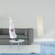 thumbnail image 2 of Figura de dama de con decoración nórdica moderna para sala de estar, con pantalla de lámpara de pie de papel y adorno para estantería, armar, 2 of 8