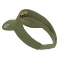 thumbnail image 2 of USMC Semper Fi Design Embroidered Cotton Twill Sun Visor - Khaki OSFM, 2 of 5