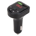thumbnail image 1 of Reproductor MP3 para coche Bluetooth 5.0 estéreo con carga USB, compatible con tarjeta de memoria, disco U, transmisor FM con luz colorida, 1 of 14