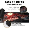 thumbnail image 4 of Japanese Desk Mat Riverside Full Moon Large Mouse Pad Gaming Mousepad Extended XL Keyboard Mat Computer Laptop Mouse Desktop Mat 31.5 X 11.8 Desk Decor, 4 of 6