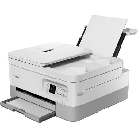 UPC: 0013803329445 | Canon PIXMA TR7020 Wireless Office All-in-One Inkjet Printer – White