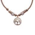 thumbnail image 3 of Pulsera para Mujer con Dije de Árbol de la Vida LuckyLy Acero Inoxidable con Zirconia Cúbica Modelo Pía Rosa UNITALLA, 3 of 8
