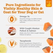 Zesty Paws Wild Alaskan Omega-3 Blend Pollock + Salmon Oil for Dogs & Cats, 8oz