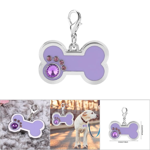 Etiqueta De Nombre De Gato, Etiqueta De Perro Essentials Para Cachorros Etiqueta De Nombre De Identificación De Mascota Personalizada Colgante De Collar Con Forma De Hueso