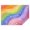 Rainbow Tie Dye-1, variant on Colorful Tie Dye Cloud Shape Pattern Rectangle Tablecloth 60"x84",Waterproof Polyester Rectangle Table Cloth, Wipeable Spillproof Polyester Tablecloth for Dining, Camping, Indoor and Outdoor