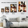 thumbnail image 3 of Artery8 Boxer Pop Art Portrait Fighter Boxing Design Living Room Artwork Framed Wall Art Print A4, 3 of 5