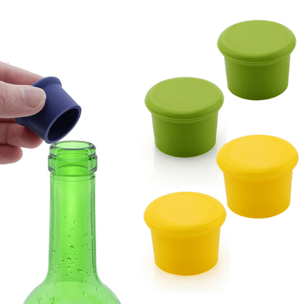 Wine Bottle Stopper Silicone/ Beer/ Drink Caps Reusable Unbreakable