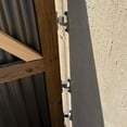 thumbnail image 6 of TIERPOP 1/2/4 Pack Outdoor Chain Link Fence Gate Hinges Portable Sturdy Wall Mount Designs of Stainless Steel with Hinges Pin, 6 of 12