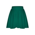 thumbnail image 5 of Miutii Womens Ruffled Mini Skirt Casual Elastic Waistband Flared Tennis Skirts Homewear Sportwear Green One Size, 5 of 8