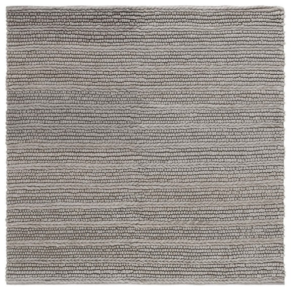 SAFAVIEH Natura Damion Striped Area Rug, Grey, 6' x 6' Square