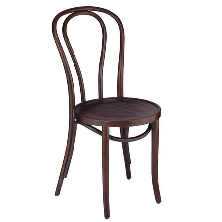 Manhattan Chairs Bentwood 1018 Hairpin Side Chair in Mahogany set of 2 for kitchen and