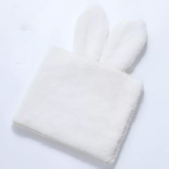 Orejas de conejo de peluche Ramo Envoltura de ramo de orejas de conejo Blanco