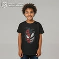 thumbnail image 2 of Boy's Marvel Spider-Man Venom Mask Split Graphic Tee Black Large, 2 of 10