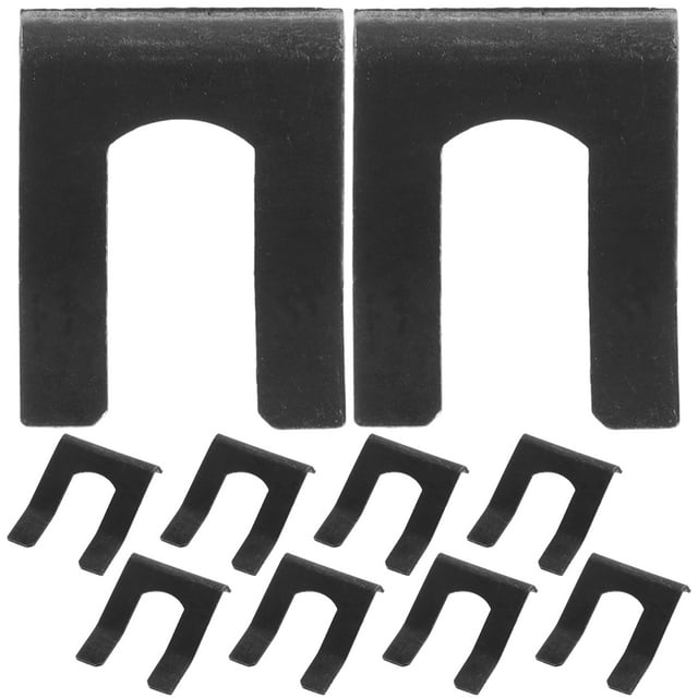 Miangastore 20pcs Brake Line Clips Retainer: Metal U Shaped Clip Replacement Brake Cable Clamps Hose Locks For Auto Motorcycles And Trucks