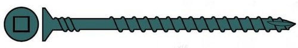 Senco DuraSpin No. 8 x 3 in. L Square Galvanized Collated Wood Screws 800 pk — Construction & DIY Use, Standard Hardware Spec