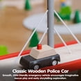 thumbnail image 5 of PlanToys® Police Car Wooden Montessori Vehicle Toy | Early Movement, Imagination and Practical Life Exploration | Eco Friendly Car for Indoor and Outdoor Play, 5 of 9