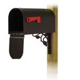 thumbnail image 2 of Titan Steel Curbside Mailbox with Floral front single mailbox mounting bracket, 2 of 4