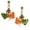 Mutlicolor, variant on cocojewelry Turkey  Dangle Earrings Thanksgiving Halloween Jewelry