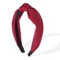 thumbnail image 1 of Banda anudada Unique Bargains para mujeres, bandas de nudo superior, accesorios de moda para el cabello, rojo, 1 of 7