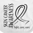 thumbnail image 4 of Inktastic Skin Cancer Awareness- Fight, care, cure Boys or Girls Baby Bib, 4 of 4