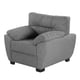 thumbnail image 2 of Sala 3-2-1 Dicasa Monza (Sofá, Love Seat y Sillón) Gris para Sala, 2 of 13