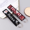 thumbnail image 4 of KKZ455 llavero bordado de Anime japonés, etiqueta de llave, motocicletas, coches, mochila, Chaveiro, regalos para amigos, 1 unidad, 4 of 4
