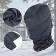 thumbnail image 4 of Unique Bargains 1 Pc Quick-drying Ice Silk Solid Balaclava Face Mask Navy Blue, 4 of 5