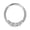 Silver, variant on 18 Gauge Surgical Steel Septum Rings Silver Septum Hoop 18g Septum Jewelry 8mm Septum Ring Hoop Daith Piercing Jewelry with Clear CZ