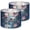Color 4, variant on Gothic Linen Drum Lampshades Bats Under Full Moon Dark Misty Sky creepy 13"x13"x10" Light Shade for Table Lamps Floor Lamp Shades Lampshade Replacement Assembly Required